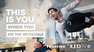 Hisense See The Incredible ULED Spot [upl. by Lemart]