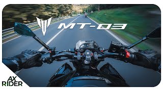 YAMAHA MT03 ON THE LIMIT  SC PROJECT RAW  4K [upl. by Rolecnahc212]