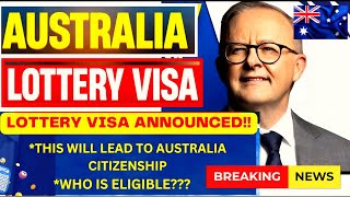 Australias Lottery Visa  Immigration News UApply in 17 USD  Working Holiday Maker Subclass 462 [upl. by Stepha]