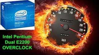 Intel Pentium Dual E2200 İşlemci Overclock [upl. by Viens]