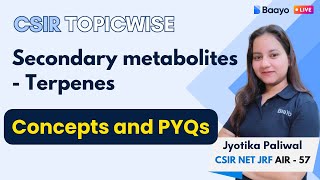 Terpenes  Secondary metabolites Part II csirlifesciences [upl. by Phelips]