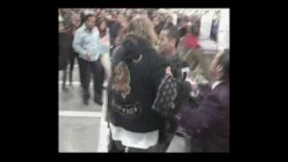 Fat Axl Rose Beats Down a Paparazzi at LAX [upl. by Nilat956]