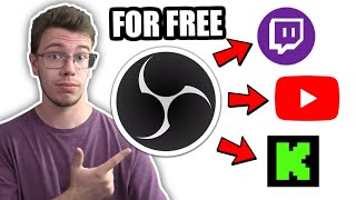 How To Multi Stream with OBS Studio FREE [upl. by Borries]