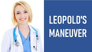 Leopolds Maneuver [upl. by Nivac]