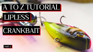 Lure Making Tutorial Lipless Crank Baitpart Two [upl. by Llerol]