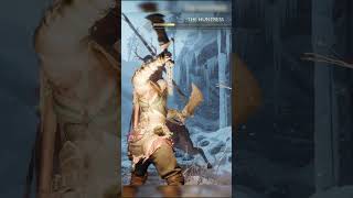 Kratos Vs The Huntress godofwar Kratos GamingShorts godofwarragnarok [upl. by Sallee]