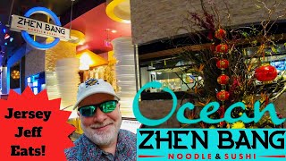 🍔 Jersey Jeff Eats  Zhen Bang Noodle amp Sushi Ocean Casino Resort Atlantic City Tea Crab amp Lo Mein [upl. by Aneev]