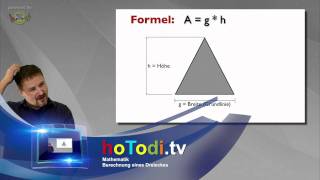 Flächenberechnung eines Dreieckes  Geometrie [upl. by Eamaj]