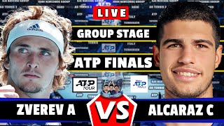 🔴LIVE Zverev A vs Alcaraz C • Nitto ATP Finals Group Stage groupstage tennis atp Zverev Alcar [upl. by Hilde]