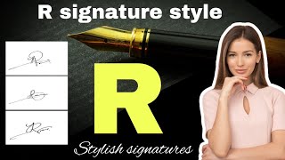 R signature style  Signature ideas for letter R [upl. by Nohpets139]