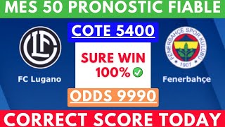 PRONOSTIC FOOTMES PRONOSTIC FOOTBALL AUJOURDHUI football prediction  CORRECT SCORESCORE EXACT [upl. by Calondra]