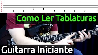 Guitarra Iniciante Como Ler Tablaturas [upl. by Rania266]