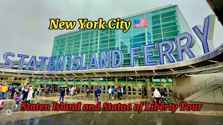 Touring the Iconic Statue of Liberty amp Staten Island Ferry Adventure [upl. by Nirmak]