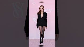 Top3 best celebrity outfits at Victoria’s Secret Fashion Show 2024 pink carpet shorts [upl. by Neelyak314]