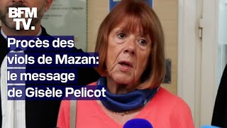 Viols de Mazan le message de Gisèle Pelicot à toutes les victimes de violences sexuelles [upl. by Ferriter]