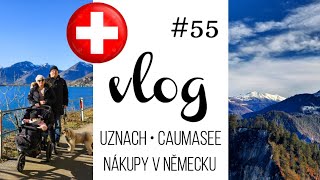 VLOG 55  UznachampCaumasee 🇨🇭 • nákup v Německu a srovnání cen 🙈 [upl. by Almond909]