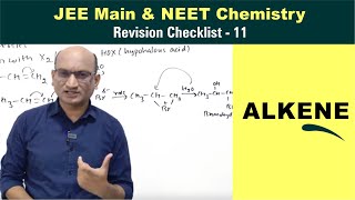 Hydrocarbons  Alkenes  Revision Checklist 11 for JEE amp NEET Chemistry [upl. by Alaham]