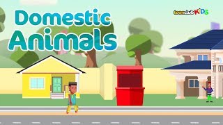 Domestic Animals  Childrens Songs amp Nursery Rhymes [upl. by Araiet]