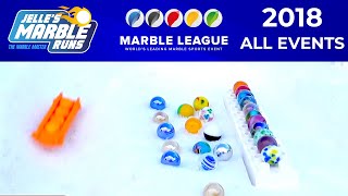 Winter Marble League 2018  All Events MarbleLympics [upl. by Leahcimluap727]