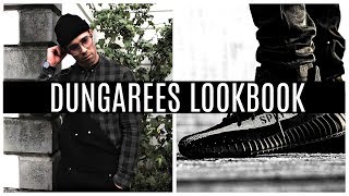 HOW TO STYLE DUNGAREES  Dungarees Lookbook Mens Fashion 2017 [upl. by Nolie885]