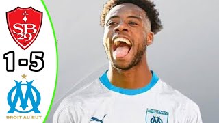 Brest vs Marseille 15 Resume  Ligu 1 Uber Eats 2024 eFootball Game Play [upl. by Berky978]