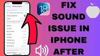 How To Fix Sound Issue In IPhone After IOS 18 Update Latest Method 2024 [upl. by Biamonte349]