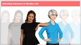 2 Ways to Animate ELearning Characters in Articulate Storyline 360 FREE source file [upl. by Grevera]