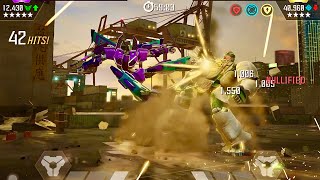 Slipstream R5 F0 S10 vs Rhinox AM D85 — Transformers Forged to Fight [upl. by Inavihs409]