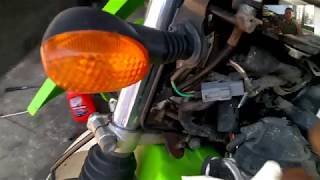 Cara Mengganti Kabel Speedometer Milik Motor KLX [upl. by Elatia]