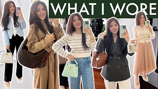 WHAT CHARIS WORE  7 OOTDS  NEUTRALS TRANSITIONAL COMFY AND CHIC OUTFITS  CHARIS [upl. by Ardyce]