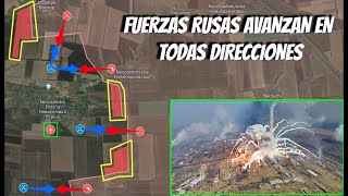 ¡¡RUSOS AVANZAN EN TODAS DIRECCIONES CAPTURANDO AMPLIOS TERRITORIOS DE LAS FUERZAS UCRANIANAS [upl. by Mundford]