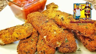 How to Make Mozzarella Sticks  Easy Video Recipe Tasty Mozzarella Cheese [upl. by Meggy]