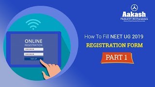 How To Fill NEET UG 2019 Registration Form  Part 1 [upl. by Ahsircal]