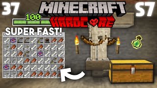 120  Minecraft Hardcore Series 7 Part 37  quotSkeleton Farmquot [upl. by Yecak379]