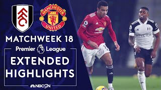 Fulham v Manchester United  PREMIER LEAGUE HIGHLIGHTS  1202021  NBC Sports [upl. by Pozzy]