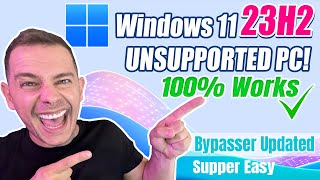 How to Install Windows 11 23H2 on Unsupported PC New Method 2023 [upl. by Albemarle]