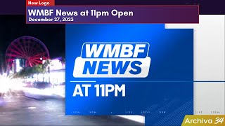 WMBF News at 11pm Open  New Logo  December 27 2023 [upl. by Hen]