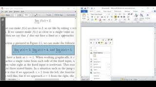 InftyReader Automatically render a PDF IMAGE of Math as a Word Equation [upl. by Ahsinod198]