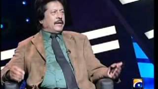 Attaullah in umer sharif show 1 [upl. by Atinuhs]