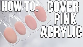 HOW I MAKE MY COVER PINK ACRYLIC POWDER  HIGHLY REQUESTED [upl. by Uranie427]