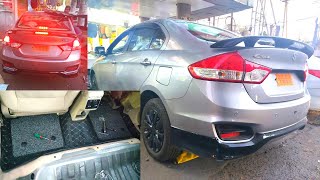 2022 Nexa Ciaz Accessories  Diggi Led Glossy Black Spoiler  7D Matts  Covers Etc 📞6268777684 [upl. by Aven]