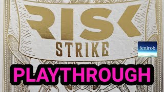 Risk Strike Board Game  Playthrough [upl. by Lalise]