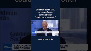 Goldman Sachs CEO on how Trump administration could be progrowth [upl. by Mannes]