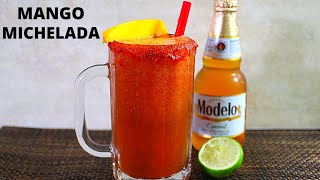 Mango Michelada  Michelada with Chamoy Recipe [upl. by Bil]