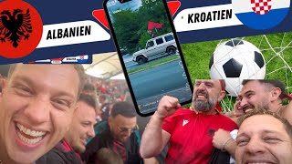 Albanien VS Kroatien  Stadionvlog 🇦🇱 🇭🇷 [upl. by Llirred750]