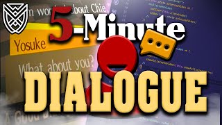 5 Minute DIALOGUE SYSTEM in UNITY Tutorial [upl. by Ethelind]