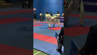 Ippon karate fight kumite player sports north zone [upl. by Reisinger]