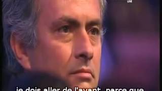 Mourinho cries after sneijder speech  English [upl. by Anaidirib]