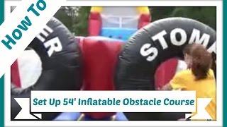 How to set up our 54 Inflatable Obstacle Courses [upl. by Darrill]