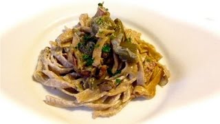 Tagliatelle carciofi e speckRICETTA FRESCA e PROFUMATAFACILE e VELOCE [upl. by Amalee856]